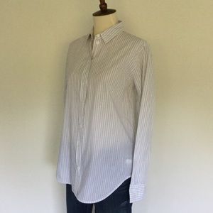 Everlane pinstripe poplin shirt
